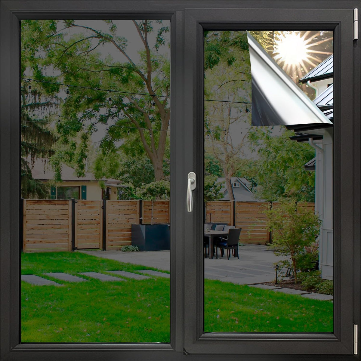 Reflective Window Black Film (Pack Of 2)