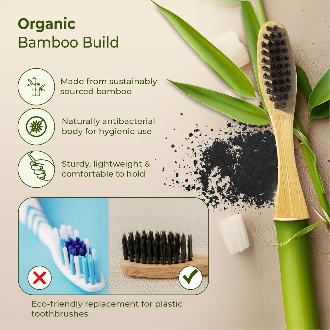 Bamboo ToothBrush(Buy 1 Get 1 Free)