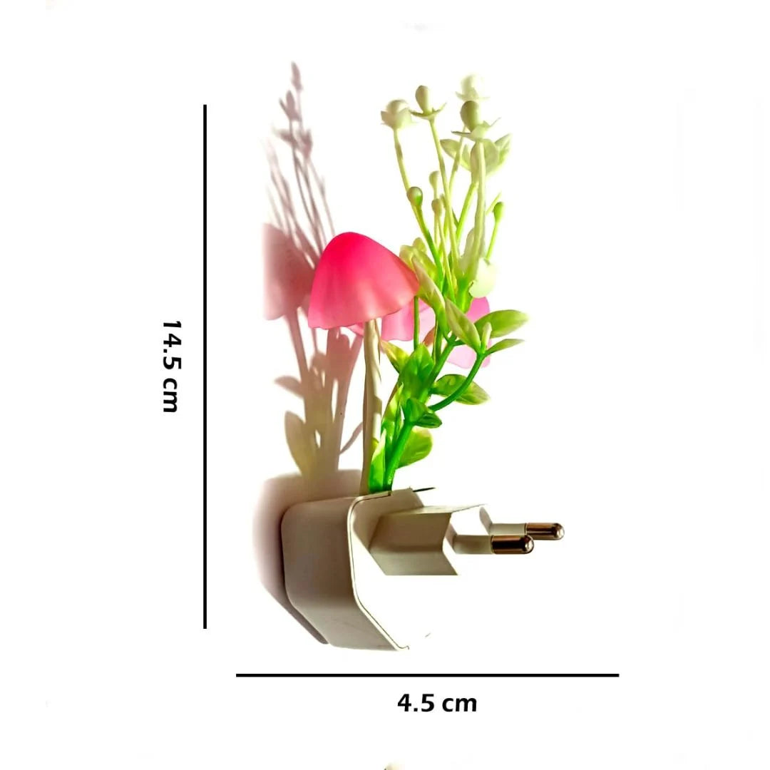 Mushroom Light with Automatic Light Sensor Night Lamp