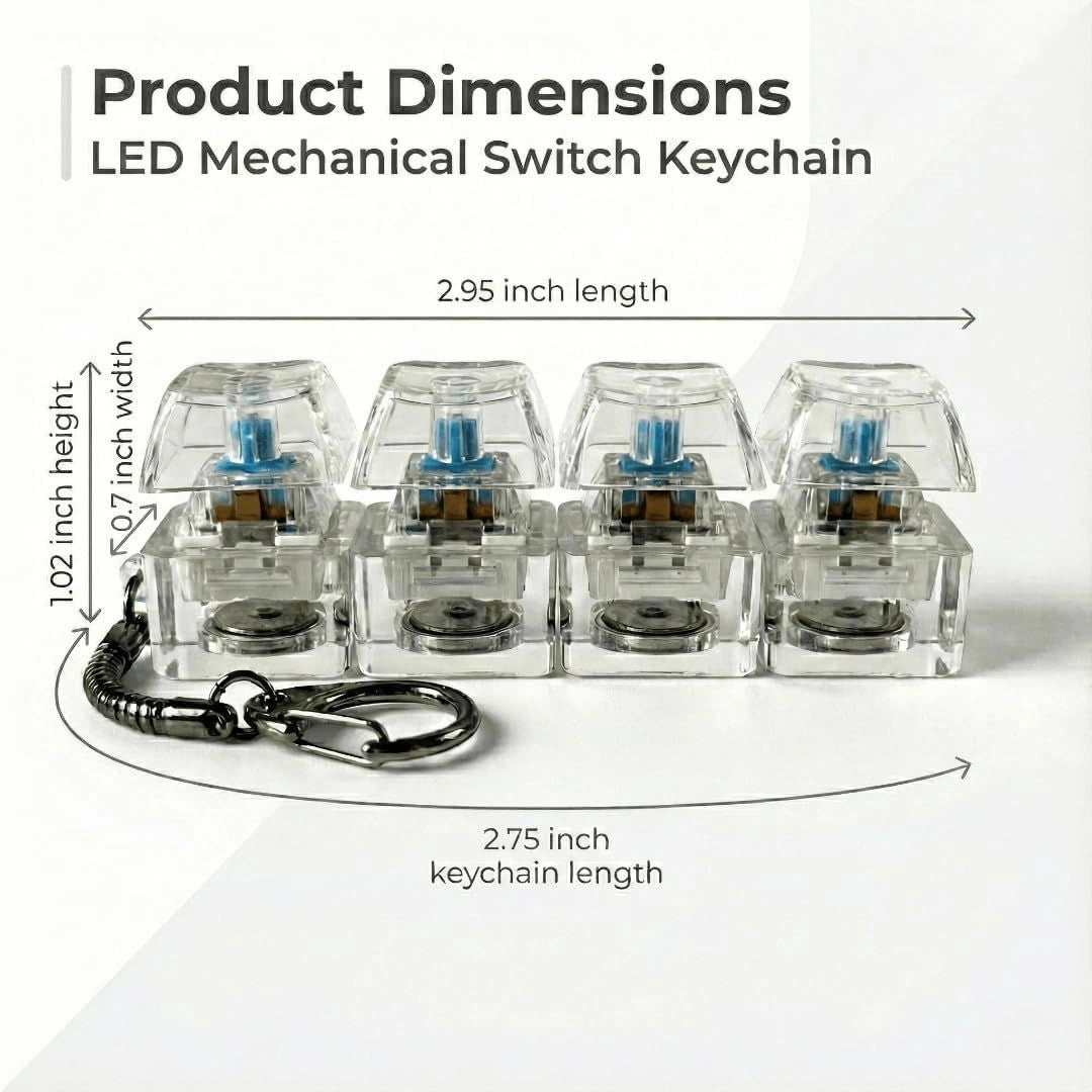 Mechanical Keyboard Switch Fidget Keychain