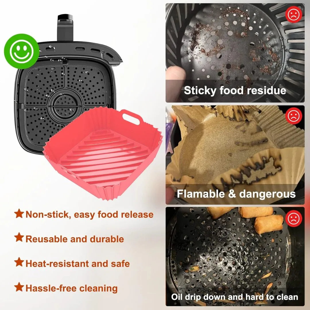 Reusable Air Fryer Basket Mat