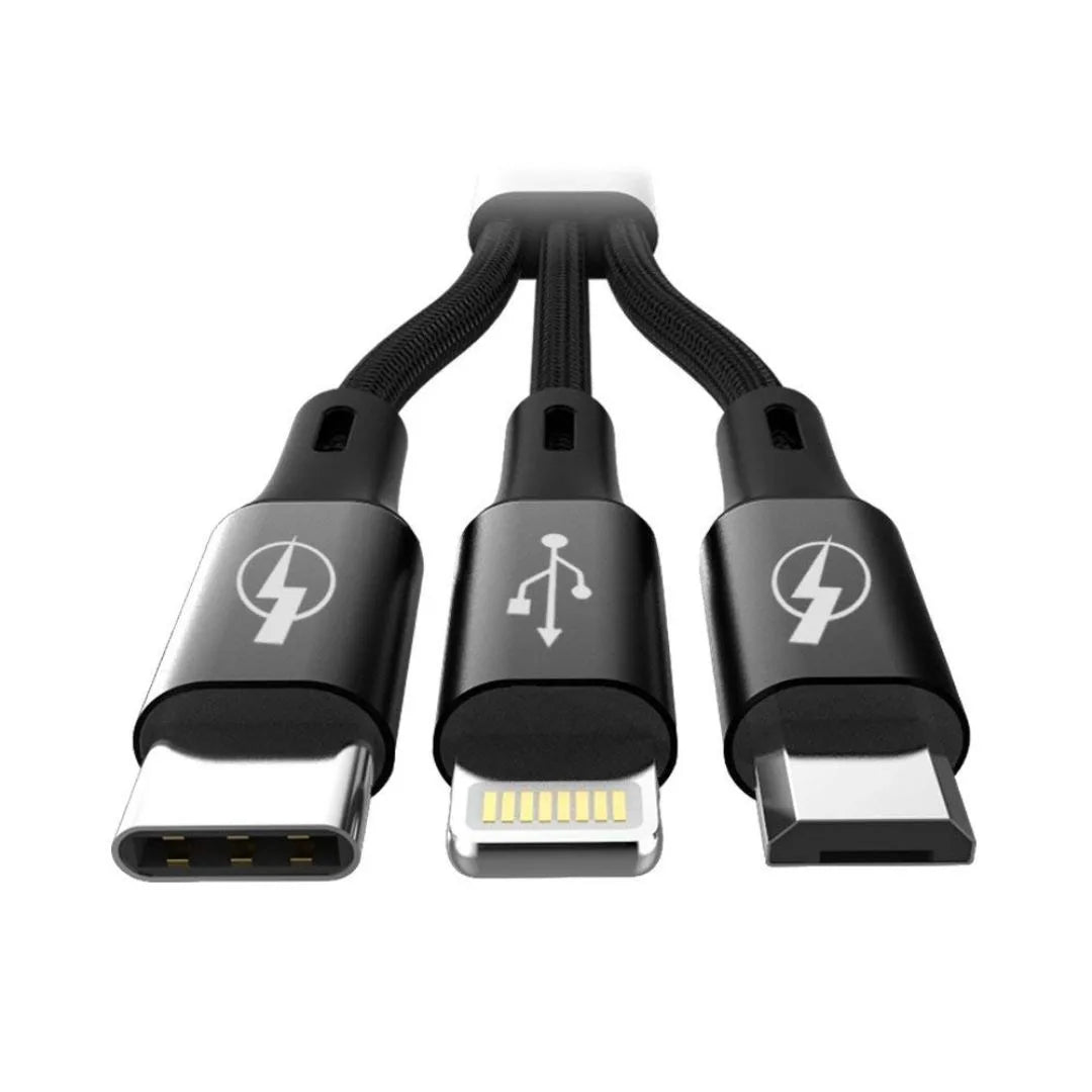 3 In 1 Retractable USB Cable