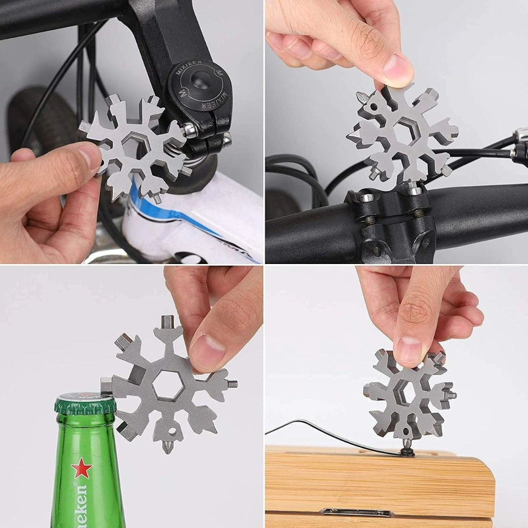18-in-1 Multipurpose Snowflake Tool