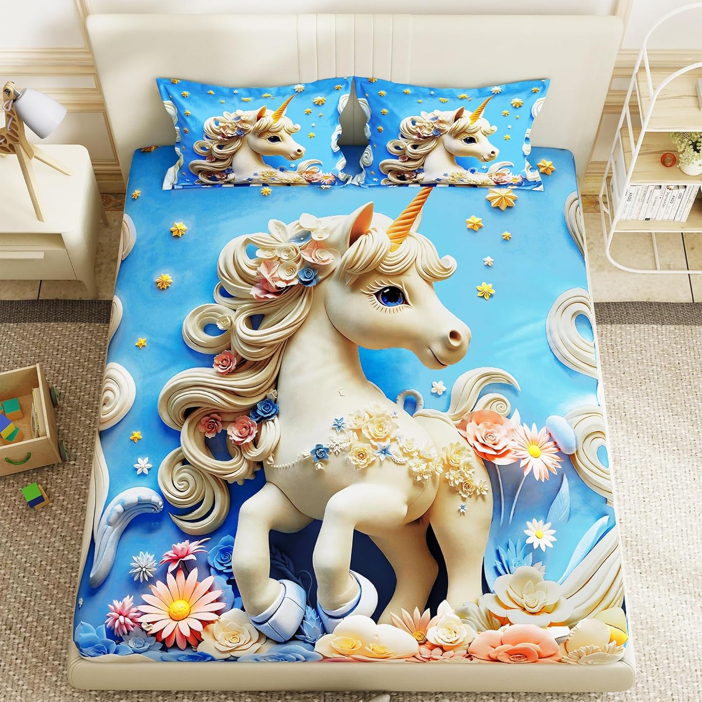 Premium 7D Digital Printed Bedsheet