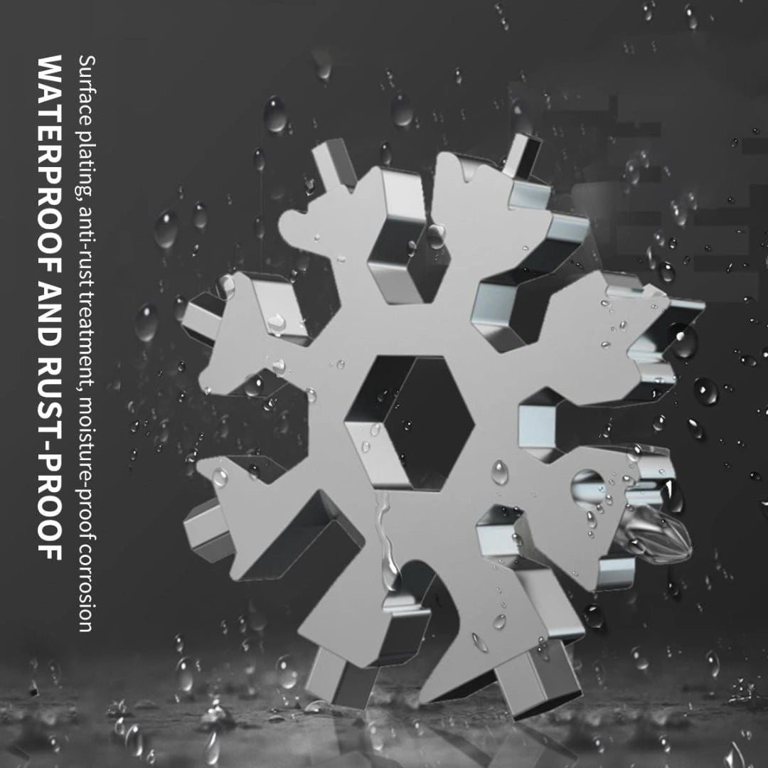 18-in-1 Multipurpose Snowflake Tool