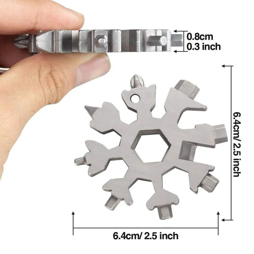 18-in-1 Multipurpose Snowflake Tool