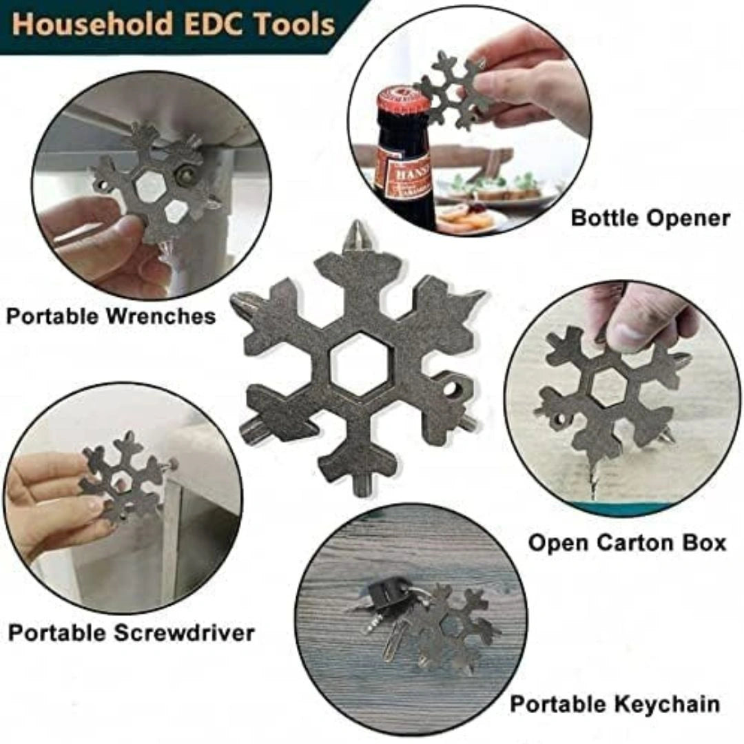 18-in-1 Multipurpose Snowflake Tool