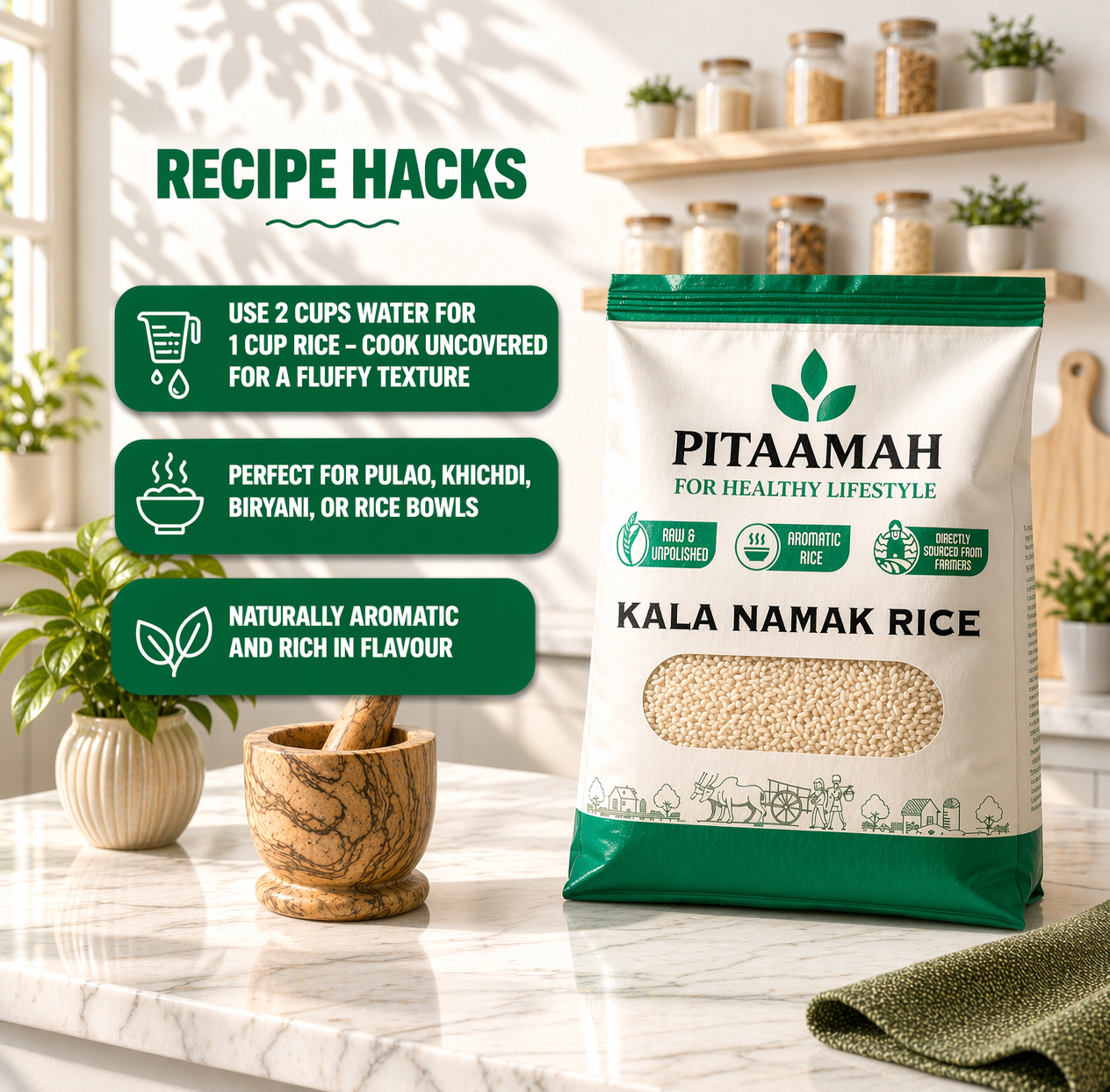 Kala Namak Rice