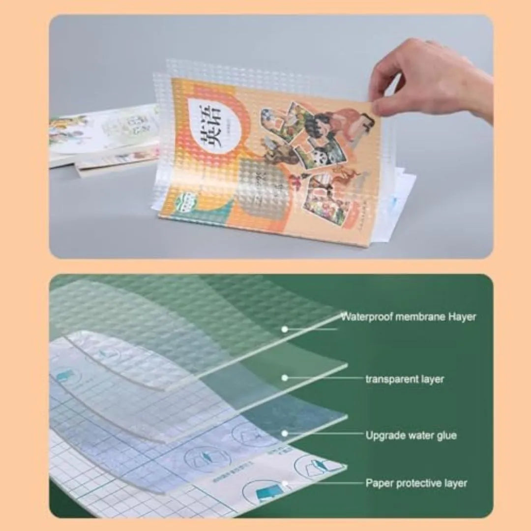 Book Cover Transparent 30 Sheets