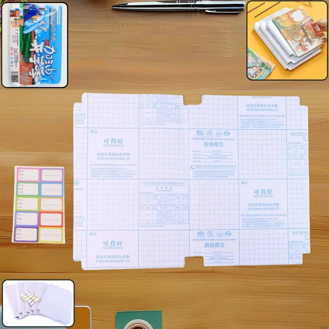 Book Cover Transparent 30 Sheets