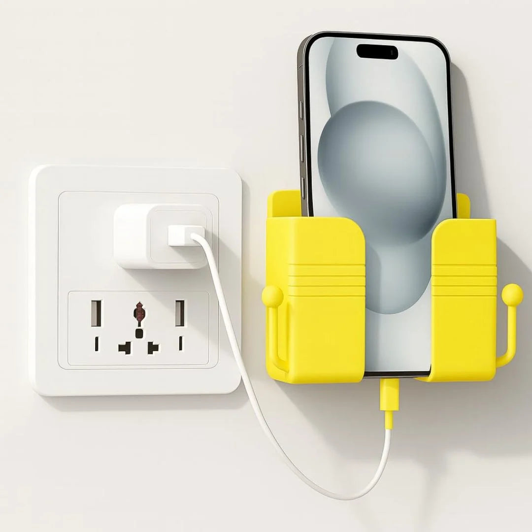 Wall Mount Mobile Stand Holder for Charging  (Buy 1 Get 1 Free)
