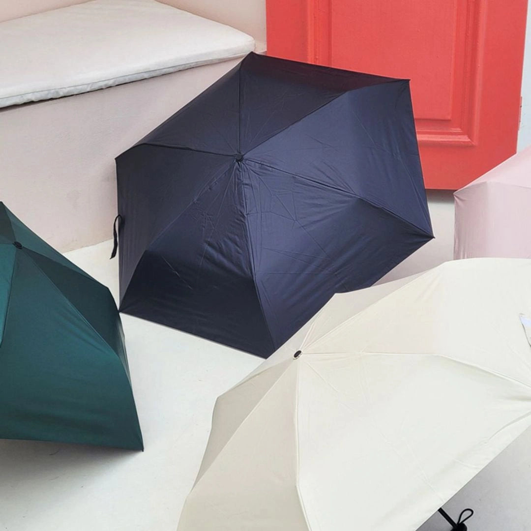 Portable Mini Umbrella with Umbrella Zipper Pouch