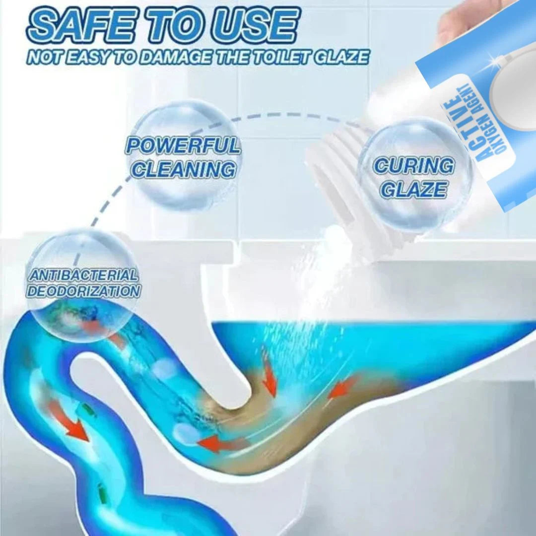 Safe to use, does not damage the toilet glaze