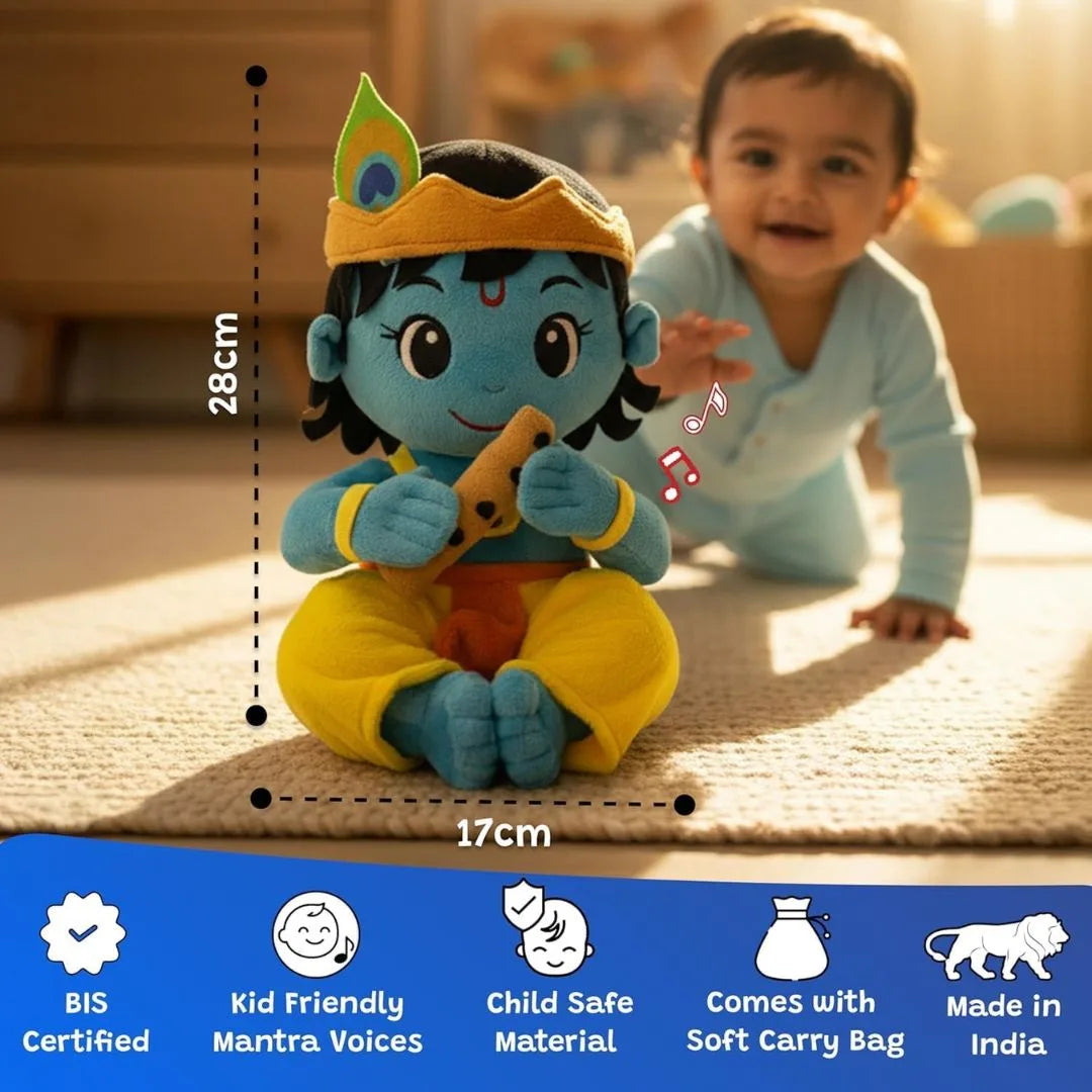 Krishna Musical Soft Plush Stuffed Toy