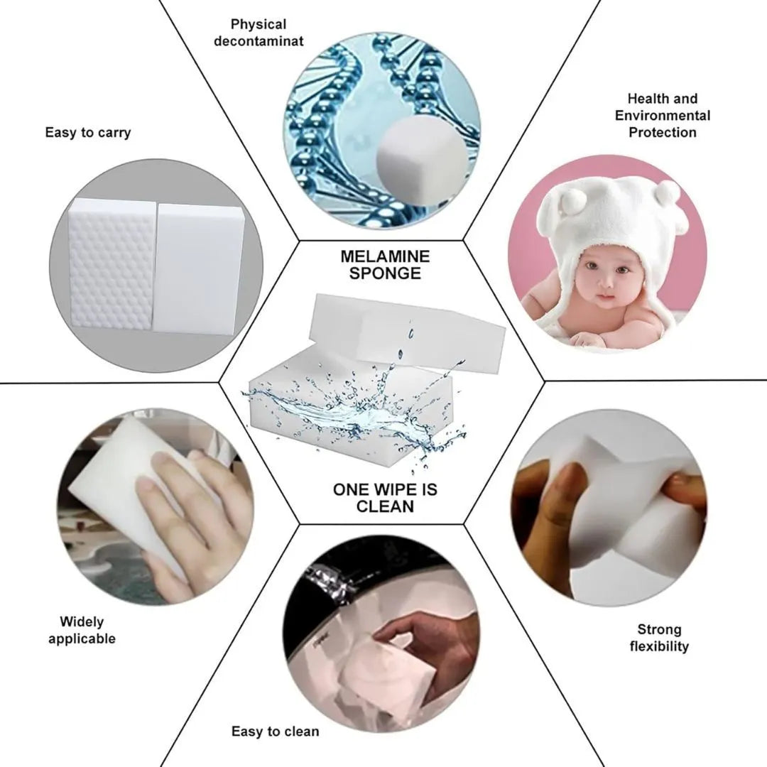 Multipurpose magic eraser sponge product close-up