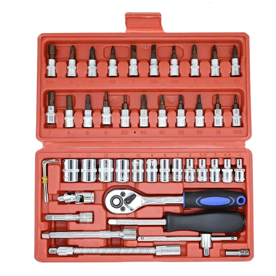 46 Pieces Spanner Socket Set