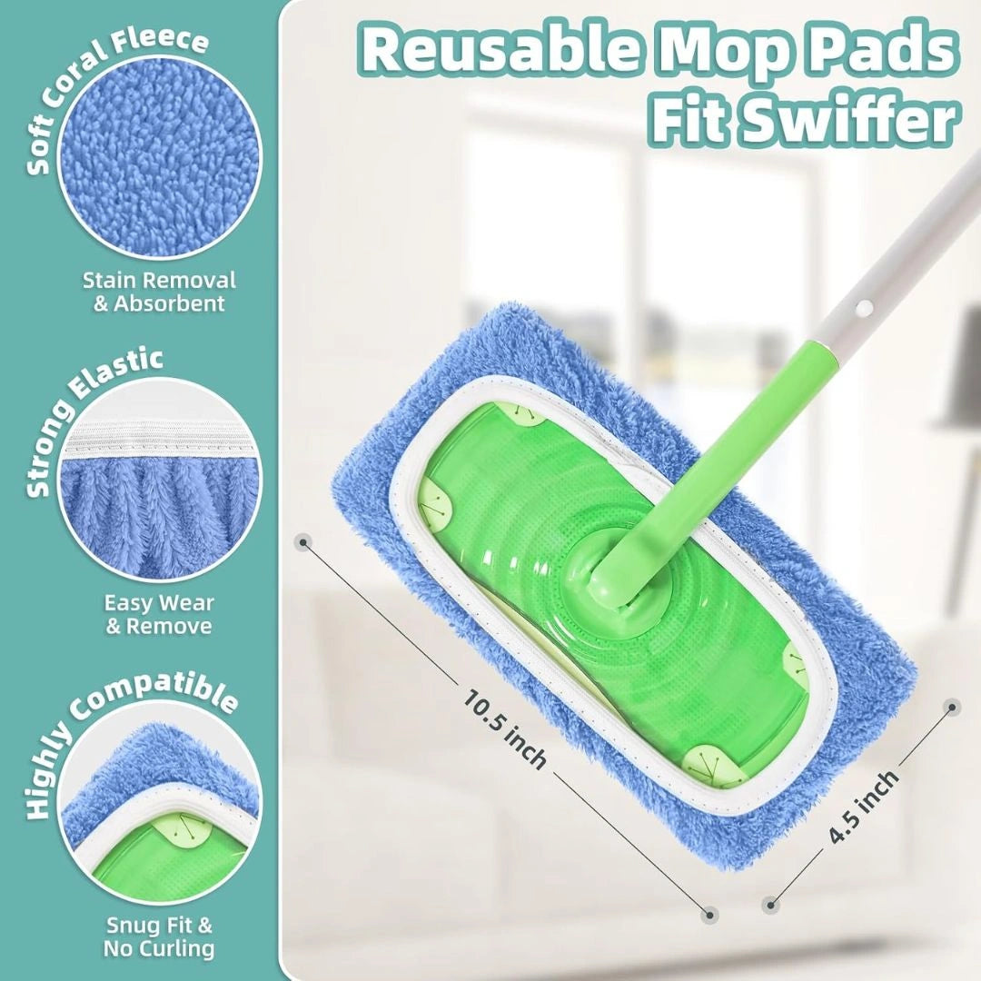Reusable Mop Pads for Swiffer Sweeper Mop