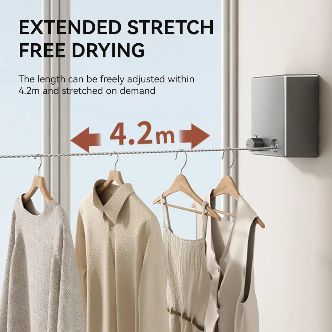 Adjustable Space-Saving Drying Rope