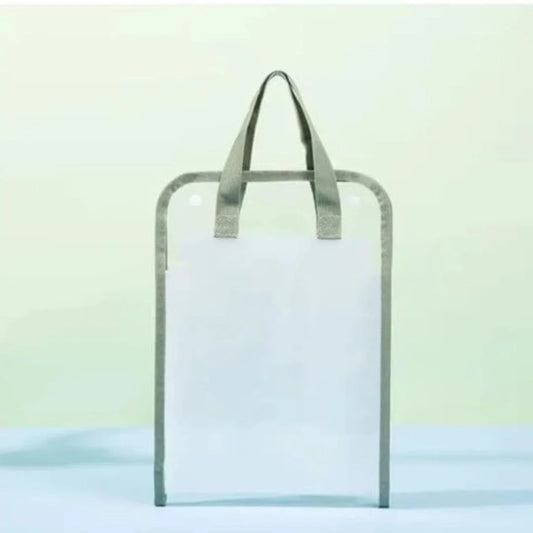 Transparent A4 Document Storage Bag with Handle