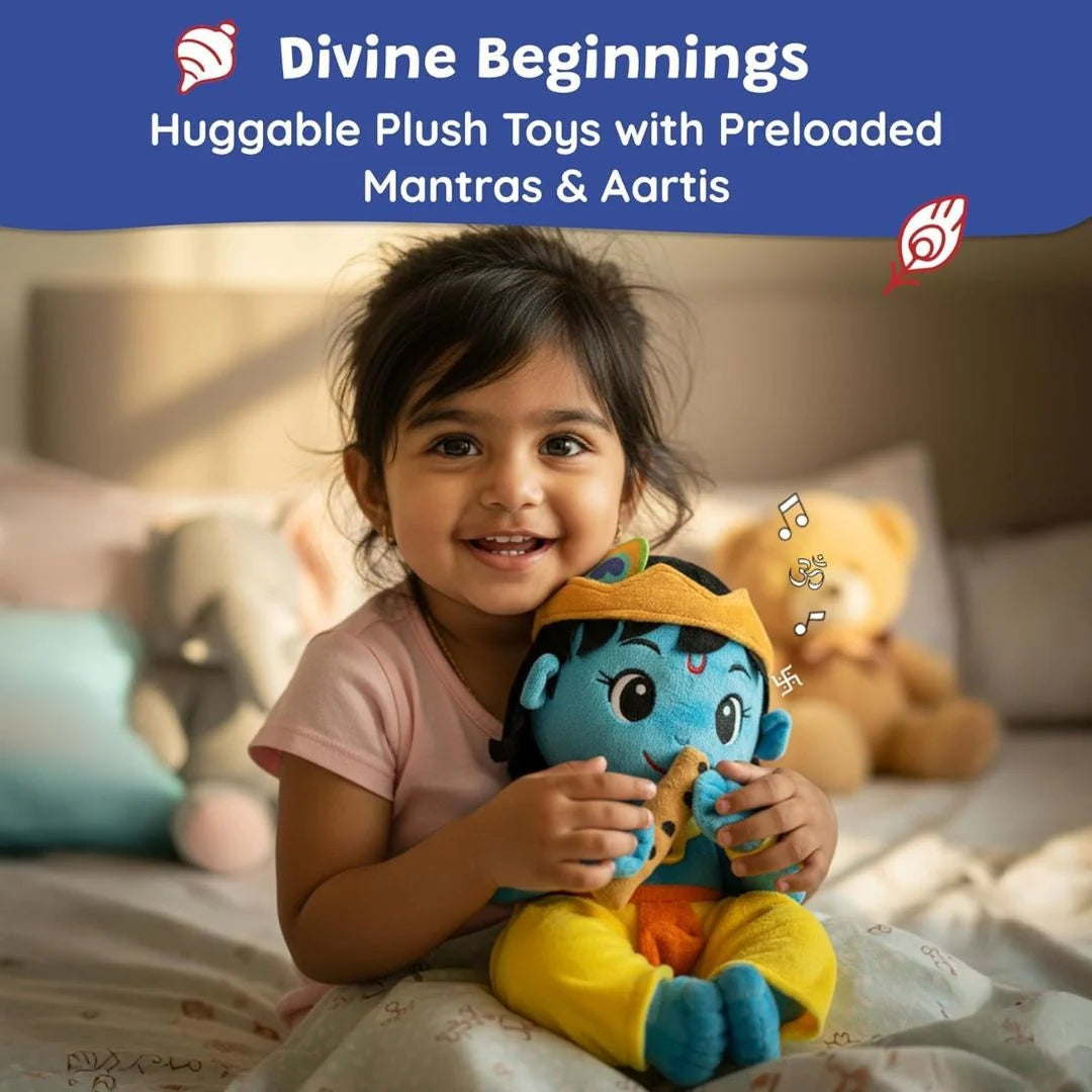 Krishna Musical Soft Plush Stuffed Toy