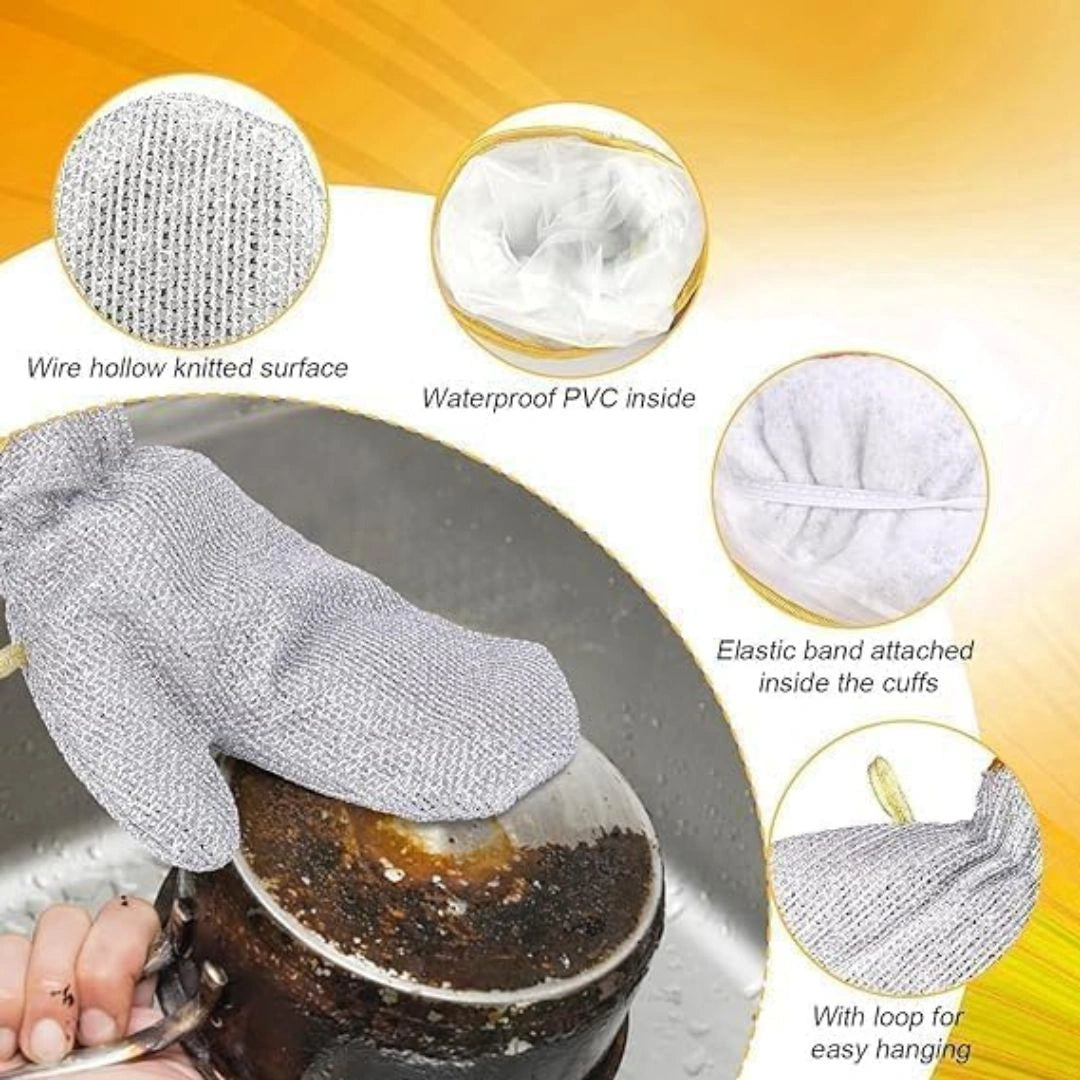 Dishwashing Hand Gloves(1 Pair)