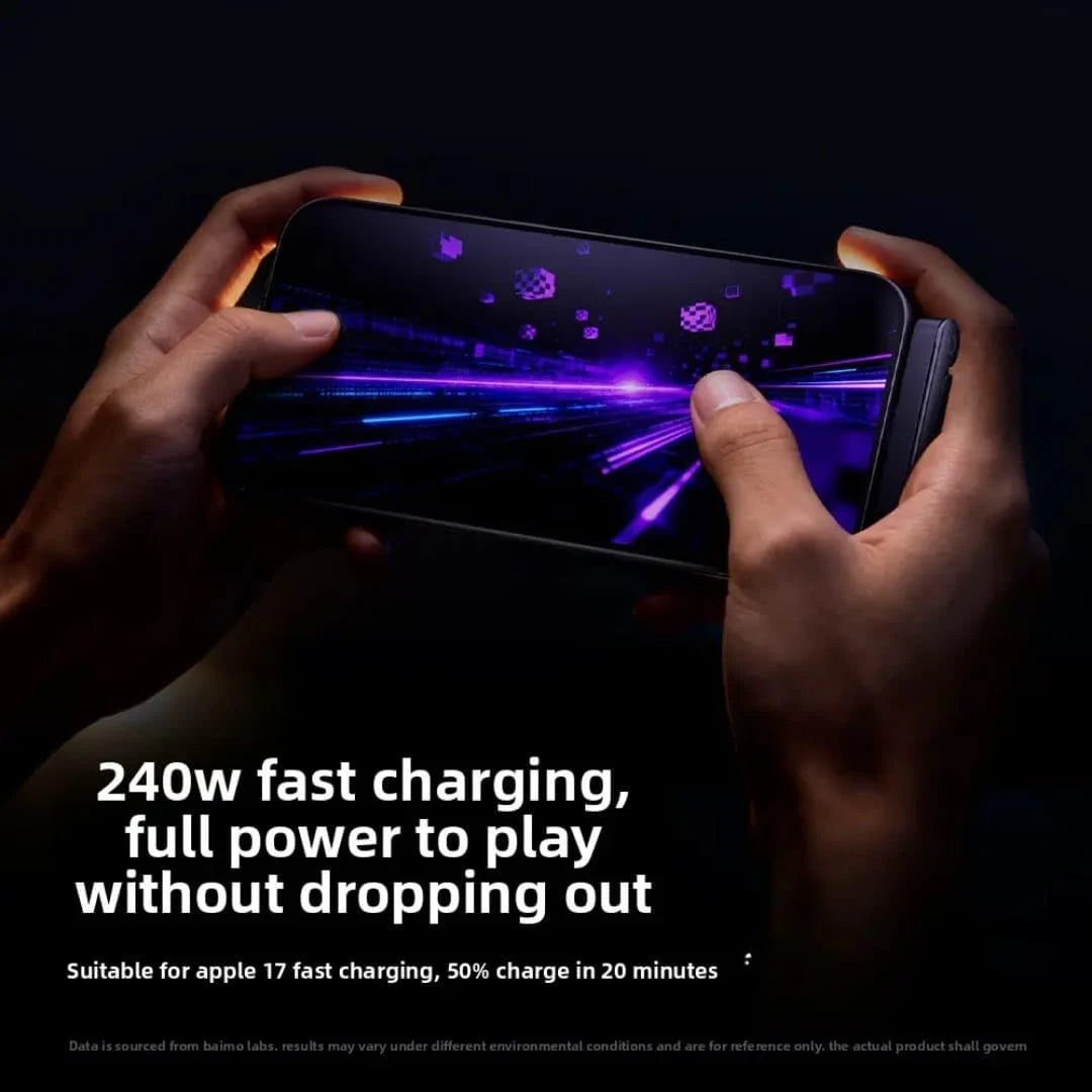 Fast Charging Cable with Foldable Phone Stand