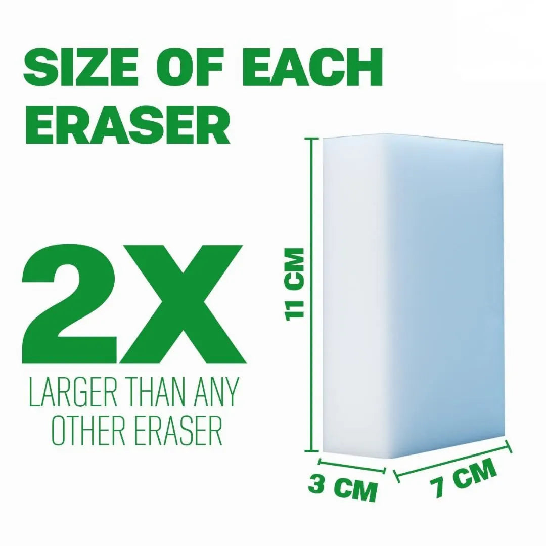 Magic eraser sponge cleaning a wall surface effortlessly