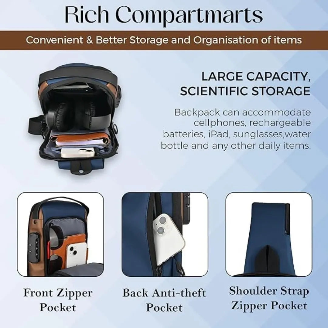 Multi-color Men and Women Shoulder Bag