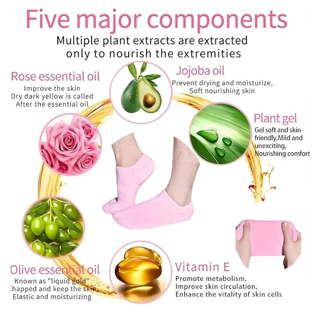 Silicone Gel Socks for Women and Men