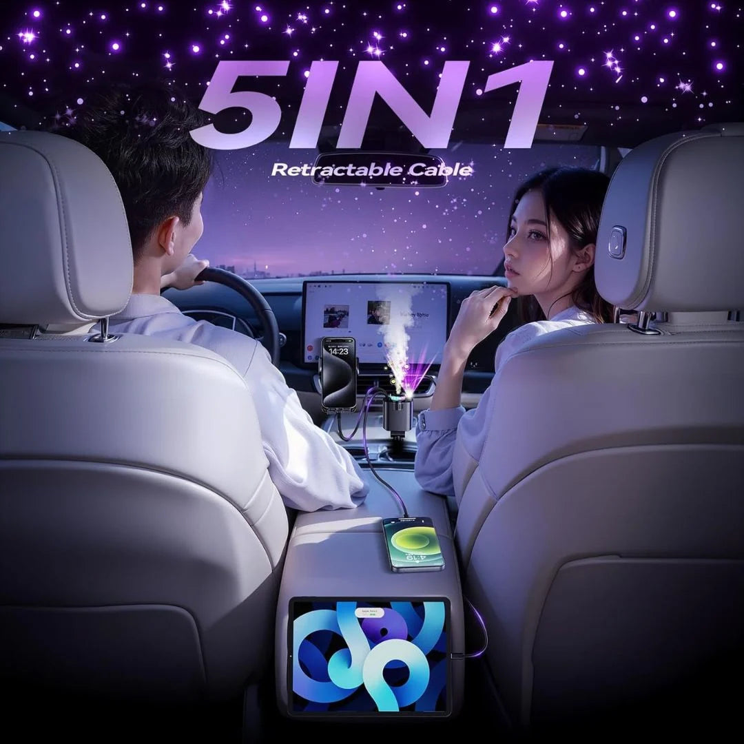 5-in-1 Charger & Aroma Diffuser & Starlight Ceiling