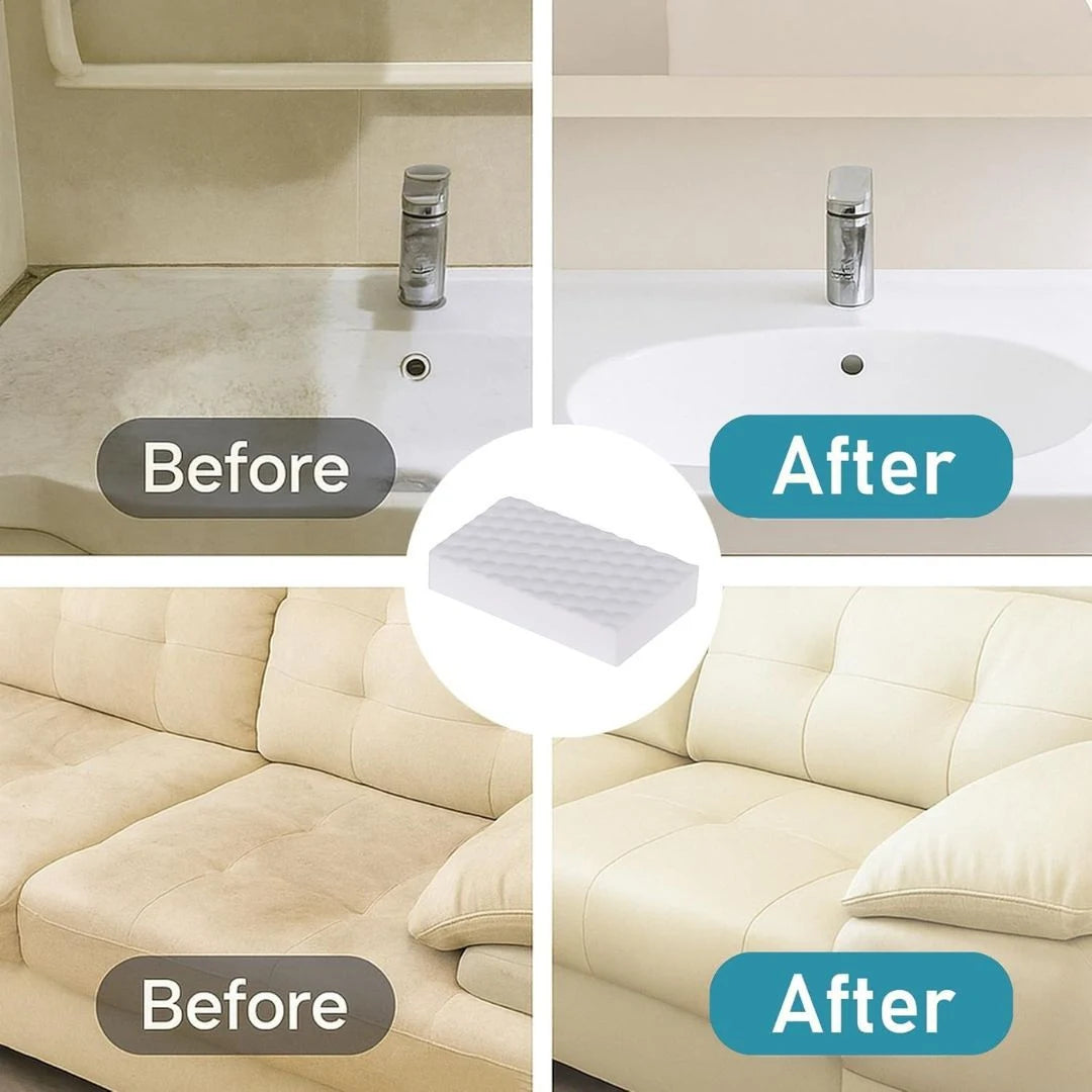 Multipurpose eraser sponge cleaning multiple surfaces