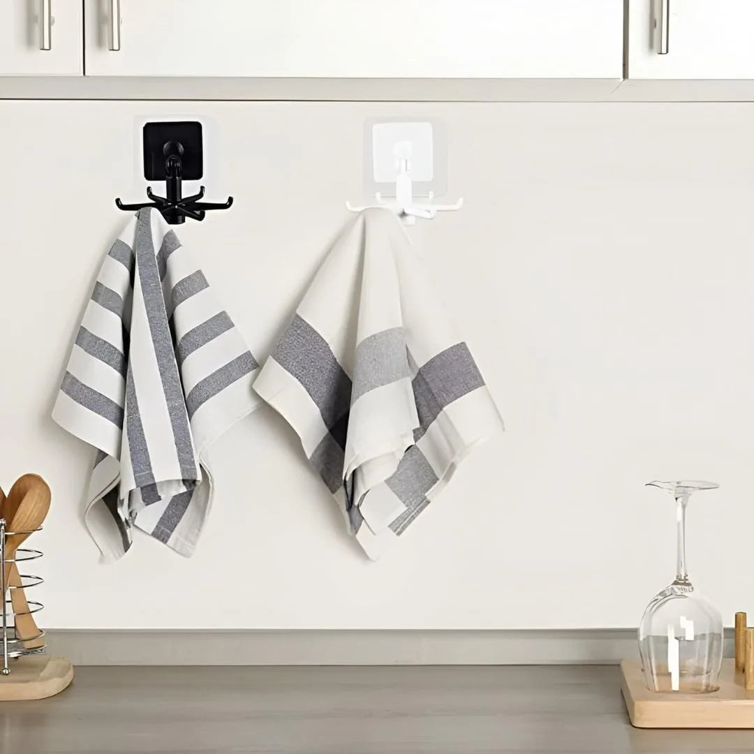 Multi-Purpose Hooks with 360-Degree Rotation