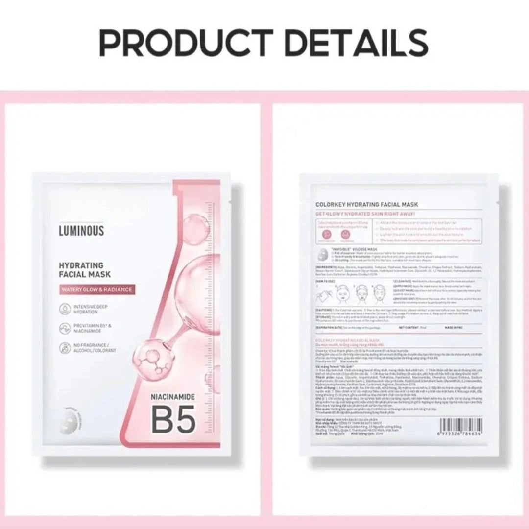 Luminous B5 Hydrating Facial Sheet Mask