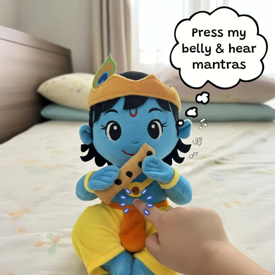 Krishna Musical Soft Plush Stuffed Toy