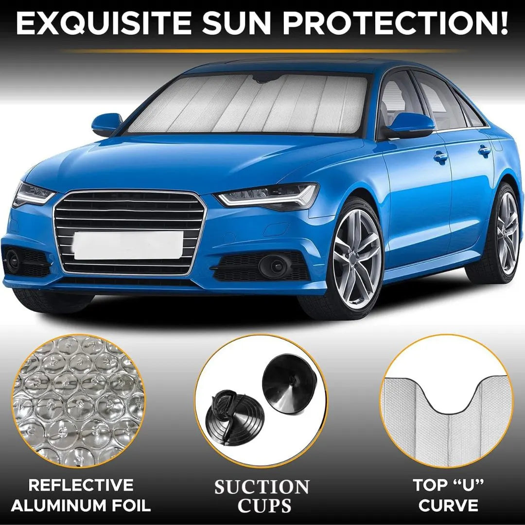 Car Front Windshield Foldable Sunshade