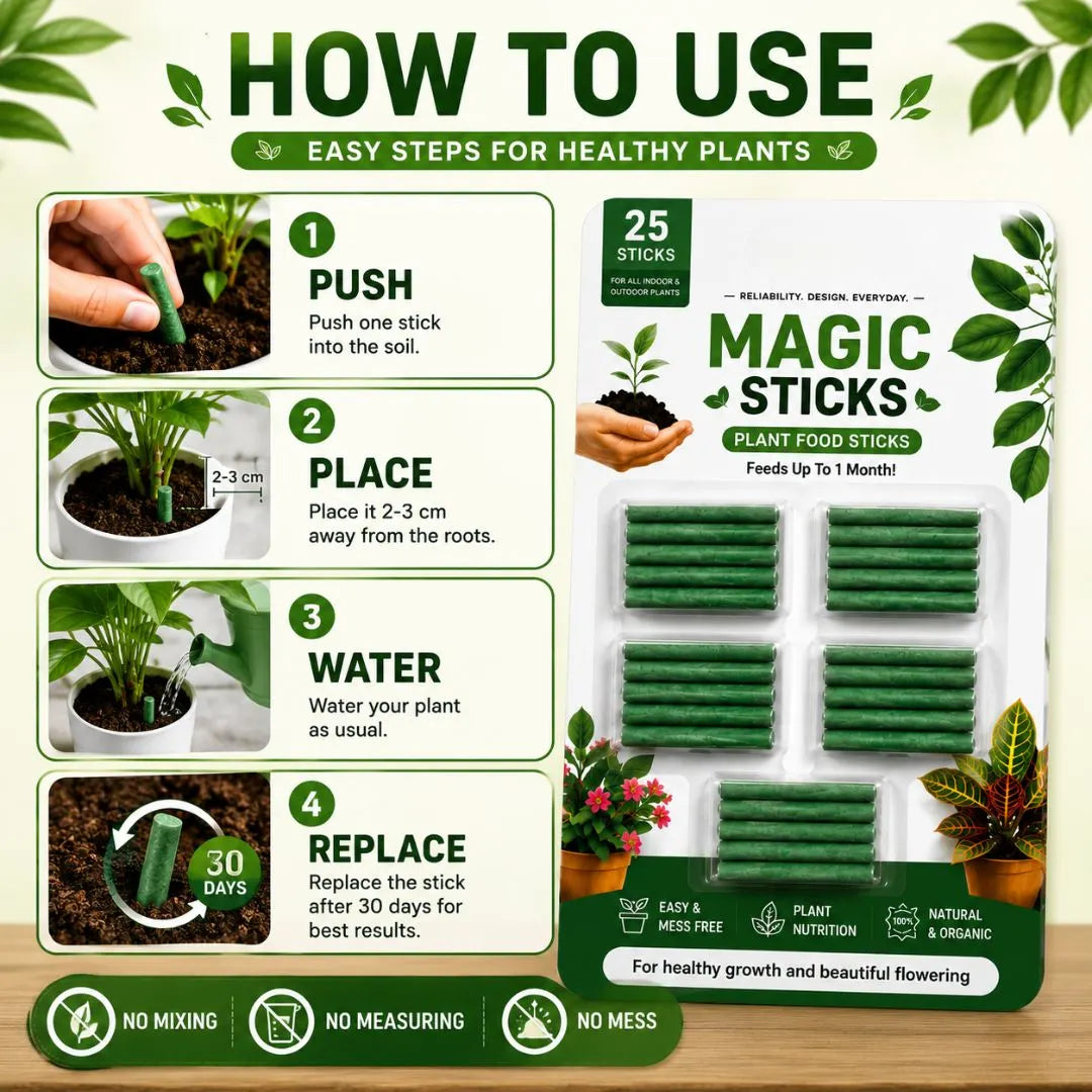 Magic Green Plant Sticks