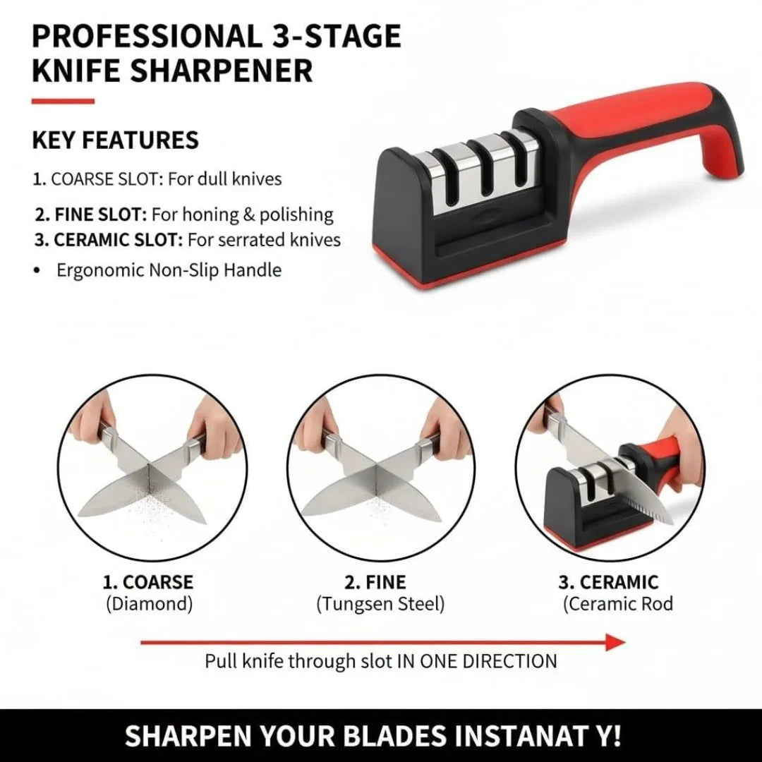 Manual Magnificent Knife Sharpener Tool