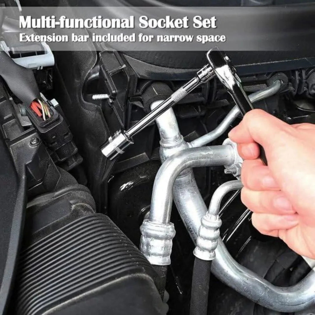 46 Pieces Spanner Socket Set