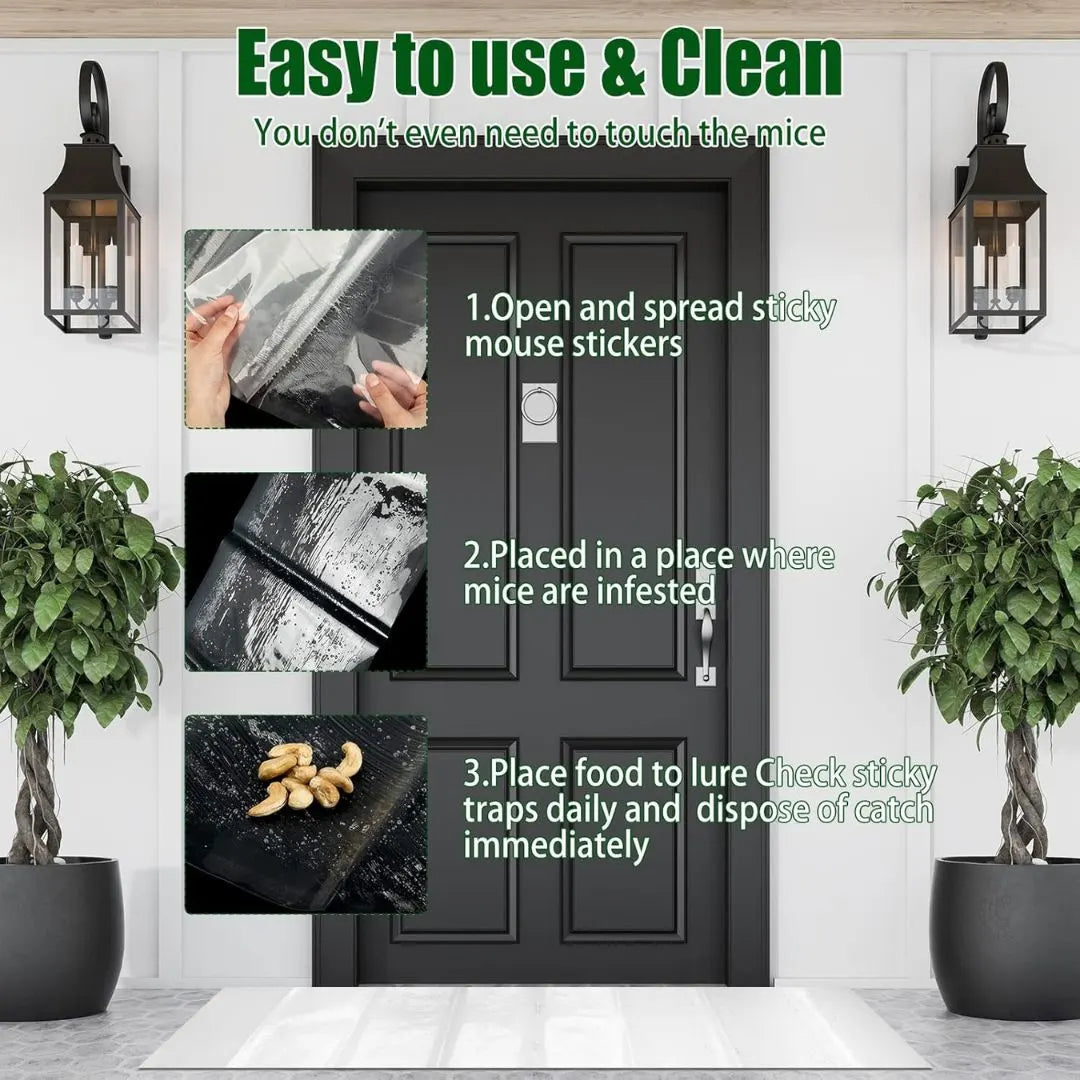 Easy to use and clean: open, bait and dispose