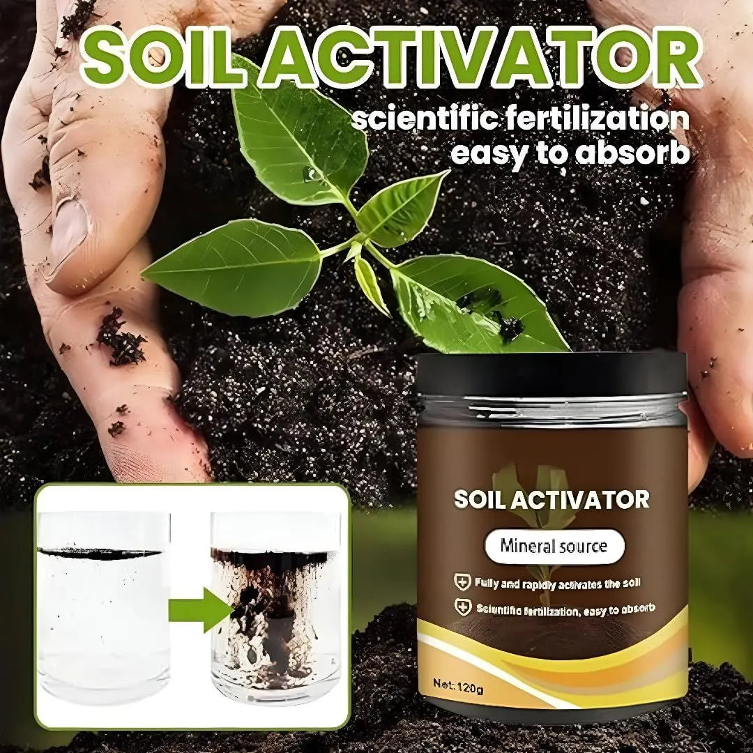 Soil activator showing results on plant growth