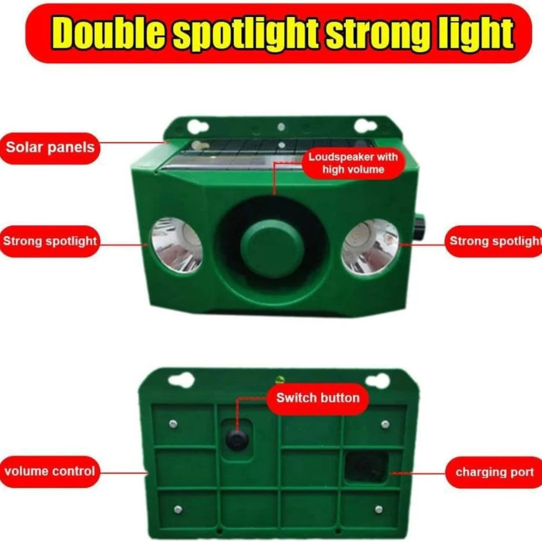 Solar Warning Lights with Loud Volume