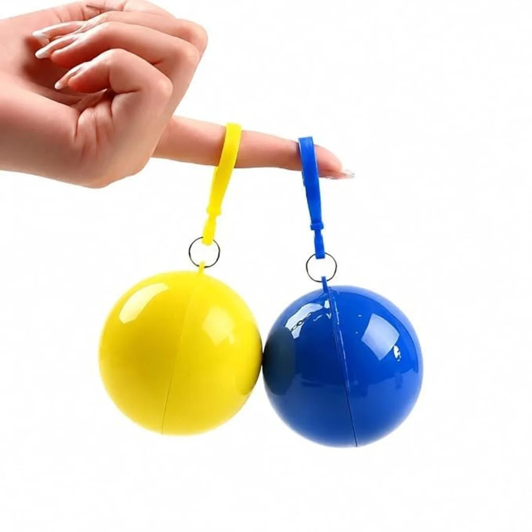 Mini Ball Shape Disposable Raincoat(Buy 1 Get 1 Free)