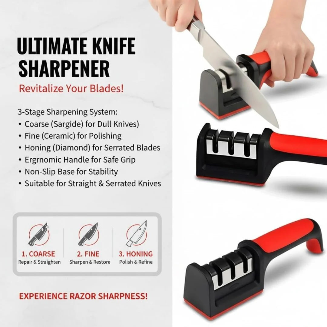 Manual Magnificent Knife Sharpener Tool