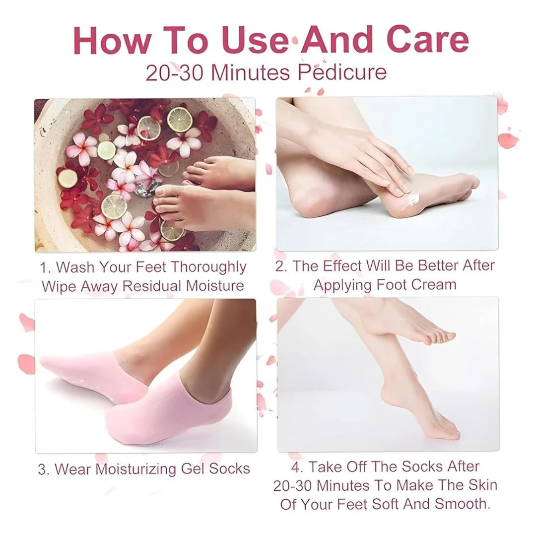 Silicone Gel Socks for Women and Men
