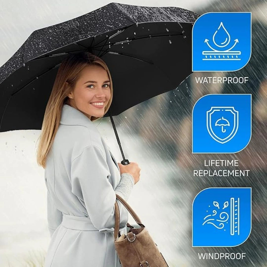 Portable Mini Umbrella with Umbrella Zipper Pouch