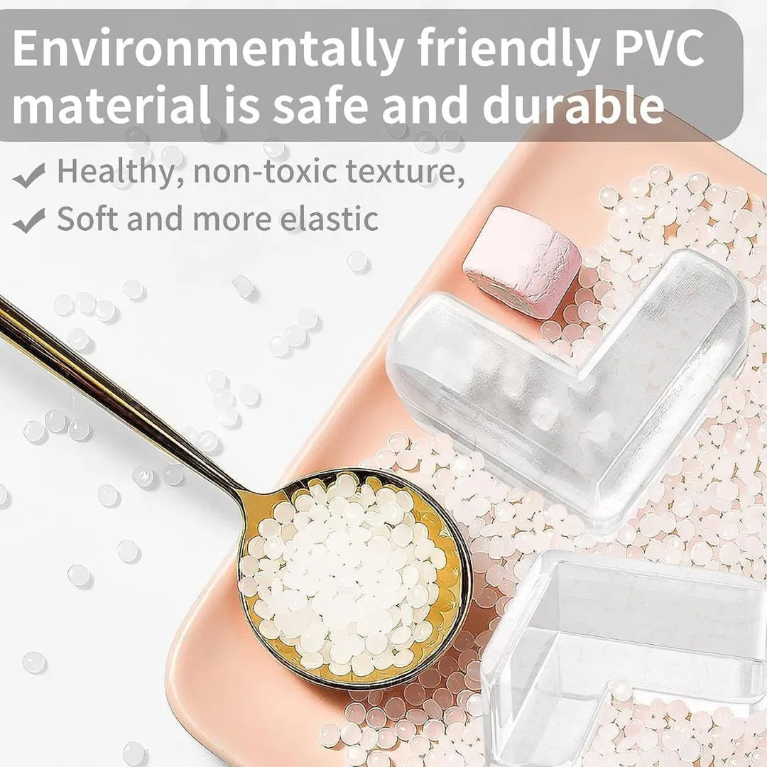 L Shape Corner Protector Transparent Silicone
