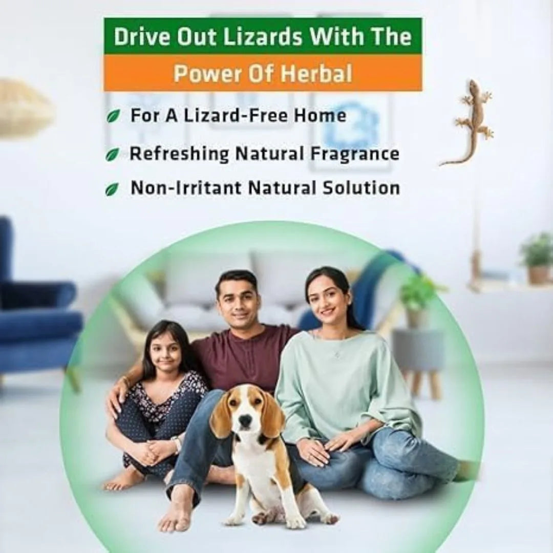 Lizard repellent spray product information and benefits