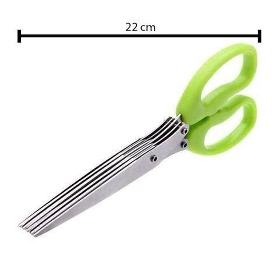 5 Blade Stainless Steel Cutter for Herbs