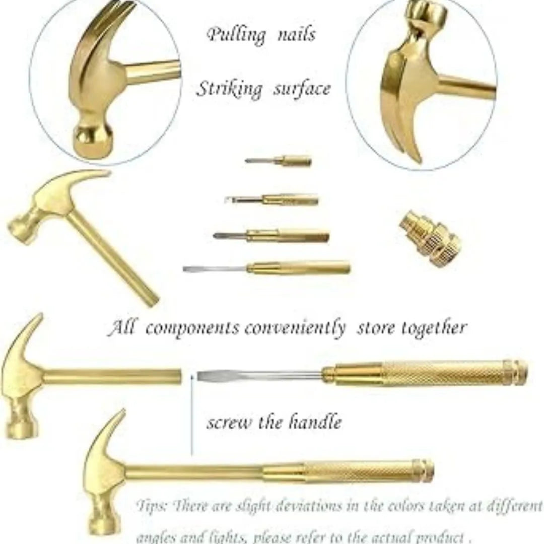 Functions: striking surface and pulling nails