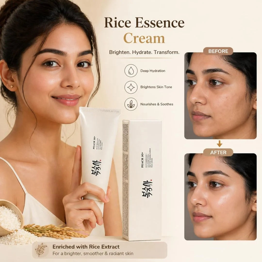 Korean Rice Sunscreen SPF 50+ Broad Spectrum